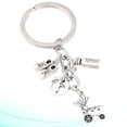 thumbnail image 3 of 1Pc Baby Carriage Bottle Keychains Meaningful Key Holder Creative Key Ring Key Decoration Small Gift(Silver), 3 of 9