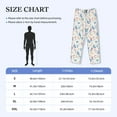 thumbnail image 3 of KLL Mens Pajama Pants for Men,Mens Lounge Pants,Funny Gifts for Men,Men's Pajama Bottoms-Tulips Flowers, 3 of 5