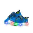 thumbnail image 1 of Tenis Bubble Gummers Tren I Niño Luces Ajuste Velcro azul marino 14, 1 of 7