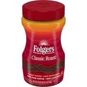 Folgers Classic Roast Instant Coffee, 3-Ounce Jar