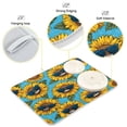 thumbnail image 4 of Dish Drying Mat Kitchen Pad Large Counter Absorbent Dish Mats Drainer Sunglasses Smiley Sunflowers, 4 of 8