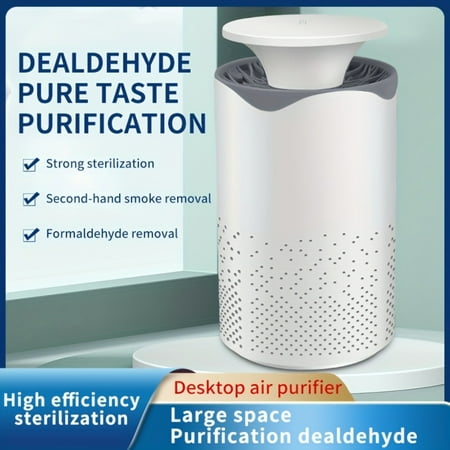 

DONGGTGDZ Silent Whole House Intelligent Air Purifier with UV Ultraviolet Sterilization USB Plug In Soft Light Night Light Design for Effective Purification and Improved Air Quality