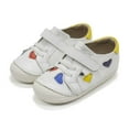 thumbnail image 2 of Old Soles Toddlers Hearty Pave Leather Sneakers, Snow \ Bright Red \ Neon Blue,19 EU (3 US) M US, 2 of 7