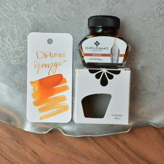 Diplomat Ink Bottle - Orange