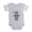 Heather Grey, variant on CafePress - Robot 1St Birthday - Cute Infant Baby Football Bodysuit