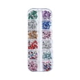 thumbnail image 3 of 2000pcs 3D Flatback Rhinestones for Nails Mini Nail Rhinestones and Charms for Nails Design Colorful Rhinestone Nail Gems Resin Nail Diamonds Women Nail Jewels for Nail Art Rhinestones for Crafting, 3 of 8