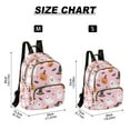 thumbnail image 2 of FORMRS Mini Backpack Purse for Women Quilted Travel Daypack Casual Shoulder Bag, Pink Halloween Ghosts, 2 of 7