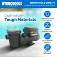 thumbnail image 3 of Swimline Hydrotools Variable Speed Above-Ground Swimming Pool Pump, 115/230V, 3 of 8