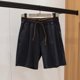 thumbnail image 3 of Pantalones cortos capri elásticos informales con cordón de verano para hombre, 3 of 5