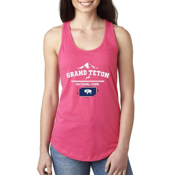 Normal is Boring - Women's Racerback Tank Top, up to Women Size 2XL - Grand Teton National Park