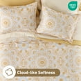 thumbnail image 4 of Regency Heights Queen Size Comforter Set, 9-Piece Bed in a Bag Queen, Yellow Bedding Comforter Set with Comforter, Flat Sheets, Fitted Sheets with Side Pockets, 4 of 8