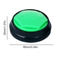 thumbnail image 2 of Dog Training Buttons Recordable Pet Talking Toys Pet Communication Tools (Green), 2 of 3