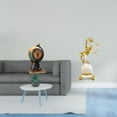 thumbnail image 2 of Figura De Caballo Moderna Con Globo Terráqueo, Reloj De Mesa, Adorno Artístico Para Oficina, Dormitorio, Sala De Estar, Estante, Escritorio, Chimenea, Colección, 2 of 8