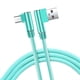 thumbnail image 1 of Matsuzay Cable de carga rápida de 1/2 / Cable de cargador micro USB Cable de datos dual de 90 grados Teléfono y Comunicación Verde 1M, 1 of 6