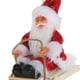 thumbnail image 2 of 3uds. Adorno de árbol de Navidad con muñeco de Papá Noel para Navidad, oficina en casa (rojo sandía), 2 of 3