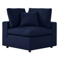thumbnail image 4 of Modular Lounge Deep Sofa, Sunbrella, Blue Navy, Fabric, Modern Contemporary, Outdoor Patio Balcony Cafe Bistro Garden Furniture Hotel Hospitality, 4 of 10