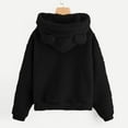 thumbnail image 6 of fatyb Women's Fuzzy Hoodies Thermal Fleece Hooded Sweatshirts Womens Long Sleeve Cute Pullover with Pocket, 6 of 7
