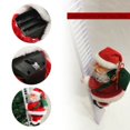 thumbnail image 2 of Electric Climbing Ladder Santa Claus Xmas Party Music Figurine Decor Gift Toy, 2 of 5