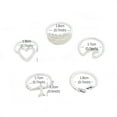 thumbnail image 3 of EGNMCR Rings 5PC Ladies Vintage Stack Above Knuckle Combination Set Ladies ring, 3 of 5