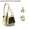 thumbnail image 4 of Tropical Butterfly Sling Backpack – Artistic & Fashionable Crossbody Shoulder Bag, MultiLayer Storage for Outdoor Adventures, Commuting & Photography, 4 of 4