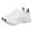 White, variant on LIJCC Men's Lace Up Hiking Shoes Chunky Sole Lightweight Breathable Outdoor Trail Sneakers with Thick Sole Summer Durable Non-Slip Trekking Sneakers