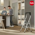 thumbnail image 5 of Hailo K75 ComfortLine Step Ladder, 2-Step Foldable Steel Stool for Home Use, 300 Lb Cap, 5 of 12
