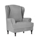 thumbnail image 1 of Cubierta de sofá Decdeal, funda de silla reclinable elástica, protector de muebles, funda de sofá de tela suave y elástica en gris., 1 of 6