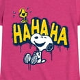 thumbnail image 3 of Peanuts - Ha Ha Graffiti - Toddler And Youth Girls Short Sleeve Graphic T-Shirt, 3 of 6