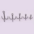 thumbnail image 1 of Opolski 100Pcs High Carbon Steel Treble Hooks 7 Size 2/4/6/8/10/12 Fishhook Tackle, 1 of 8