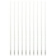 thumbnail image 1 of CIMAXIC Stainless Steel BBQ Skewer Set for Grilling with NonSlip Rings and Easy Slide Design 10 Pieces,15.75"X0.16"X0.08", 1 of 4