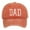 Orange, variant on Dad Hats for Men! Yigetop Dad 2025 Promoted To Dad 2025 Daddy Established 2025 Hats for Men Aesthetic Washed Distressed Baseball Cap Cotton Cap Trucker Hat Black One Size