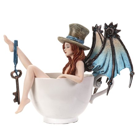 Pacific Giftware Steampunk Bath Figurine, 6.29" X 3.54" X 4.72", Multicolor