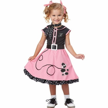 50's Poodle Skirt Child Costume, Blue - Walmart.com