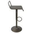 thumbnail image 2 of Contemporary Home Living 37.5" Antique Finish Adjustable Industrial Style Swivel Metal Barstool, 2 of 5