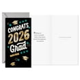 thumbnail image 2 of Year-Dated Graduation Money Holder Cards, Congrats 2026 Grad (10 Cards with Envelopes) Black, Blue, Gold Foil, 2 of 6