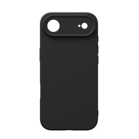 Shockproof Case for iPhone Air Liquid Silicone Phone Case, Full Body Camera Lens Protective Phone Cover, Anti-Scratch Soft Microfiber Lining Slim Thin Skinny iPhone Air Case - Black