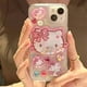 thumbnail image 2 of Sanrio-funda de teléfono 3D con arena movediza para Iphone, prueba de golpes para modelos carcasa a 15, 11, 12, 13, 14 Pro Max, Mini, X, Xs, Xr, 7, 8 Plus, SE 2020, 2 of 4