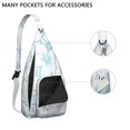 thumbnail image 4 of Hummingbird Garden Shoulder Bag - Artistic Floral Scene, Durable Multi-Functional Daypack, 4 of 4