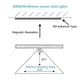 thumbnail image 3 of Luces de armario con detección de movimiento, barra de luz portátil inalámbrica de 10LED para escaleras nocturnas con tira magnética, 3 of 8