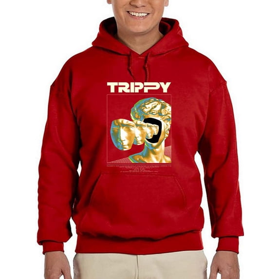 Modern Davidtechno Style Hoodie Men -Image by Shutterstock, Male 4X-Large
