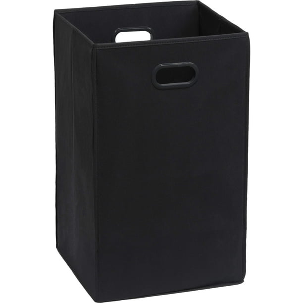 Cesta para la colada plegable para armario Simple Houseware, color negro