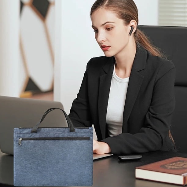 Bolsa Organizadora Portátil Para Documentos A4, Bolsa Para Documentos Con Cremallera, Maletín, Bolsa Para Documentos Portátil De Tela Oxford Con Asa, Bolsa Impermeable Para