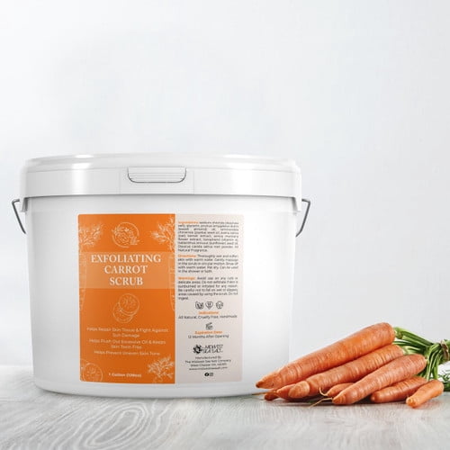 Exfoliating Carrot Scrub - Lavender 128oz