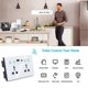 thumbnail image 5 of EU US Universal Plug Tuya ZigBee White Smart Socket Switch with USB and Type-C Port Outlet Smart, 5 of 5