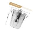thumbnail image 2 of YSNOOWE Balde De Hierro Para Almacenamiento De Hielo Color Plata Ideal Para Ktv Y Eventos, 2 of 6