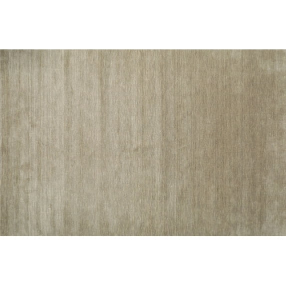 Ahgly Company Indoor Rectangle Contemporary Light French Beige Brown Abstract Area Rugs, 6' x 9'