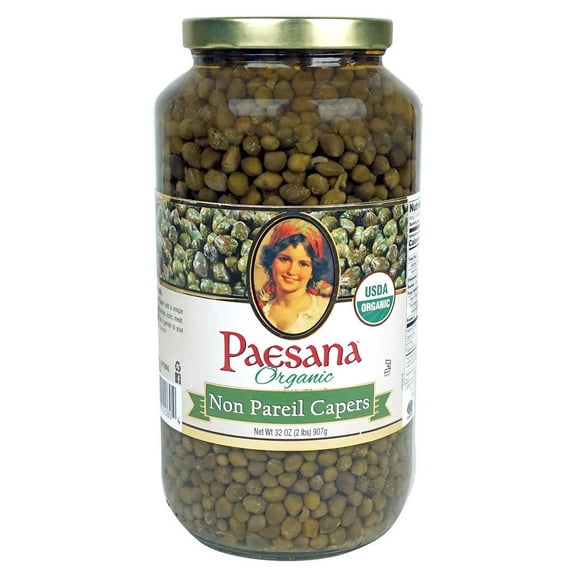 Paesana Organic Non Pareil Capers, 32 oz