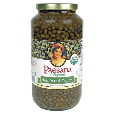 Paesana Organic Non Pareil Capers  32 oz