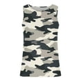 thumbnail image 4 of Dagegui Camo Print Tank Tops for Men Big and Tall Running Workout T-Shirts Summer Crewneck Sleeveless Tees Lightweight Hiking Camouflage Tanks Today Deals Gray L, 4 of 4