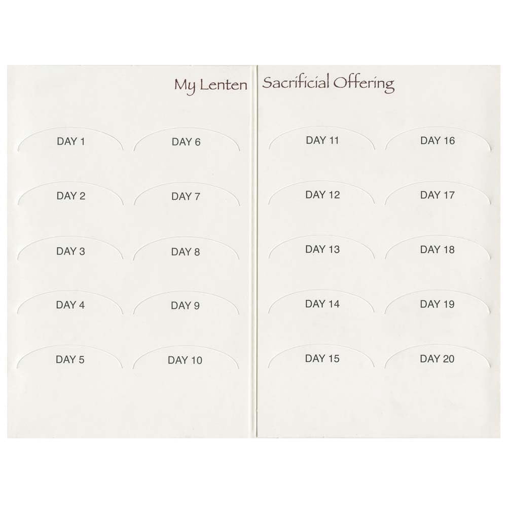 Dollar Collection Folders for Lent, Easter Holds $20.00 - 50 Folders